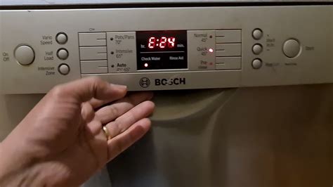 bosch dishwasher e24